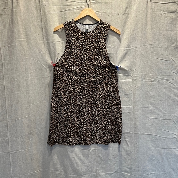 American apparel leopard print mini dress - Picture 1 of 4